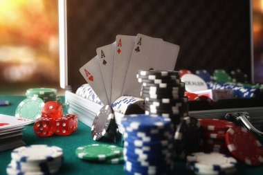 Live casino dealer game in session